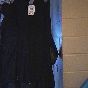 Long sleeve black tunic